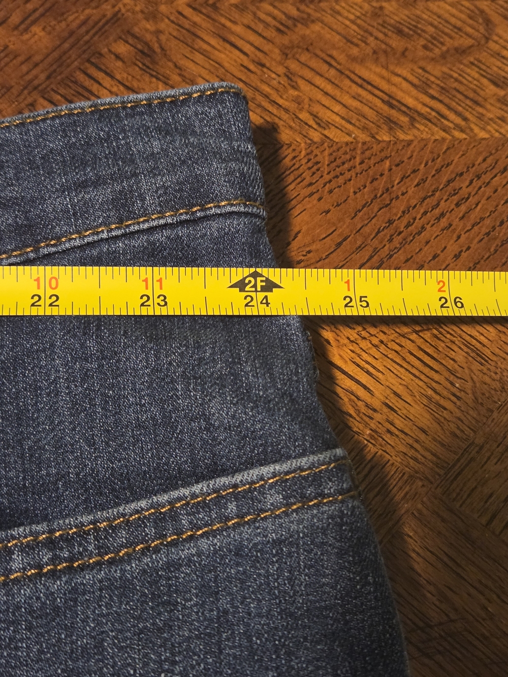 Gloria Vanderbilt Amanda Jeans 26W Dark Wash High Waist Comfort Stretch Denim - Picture 6 of 7